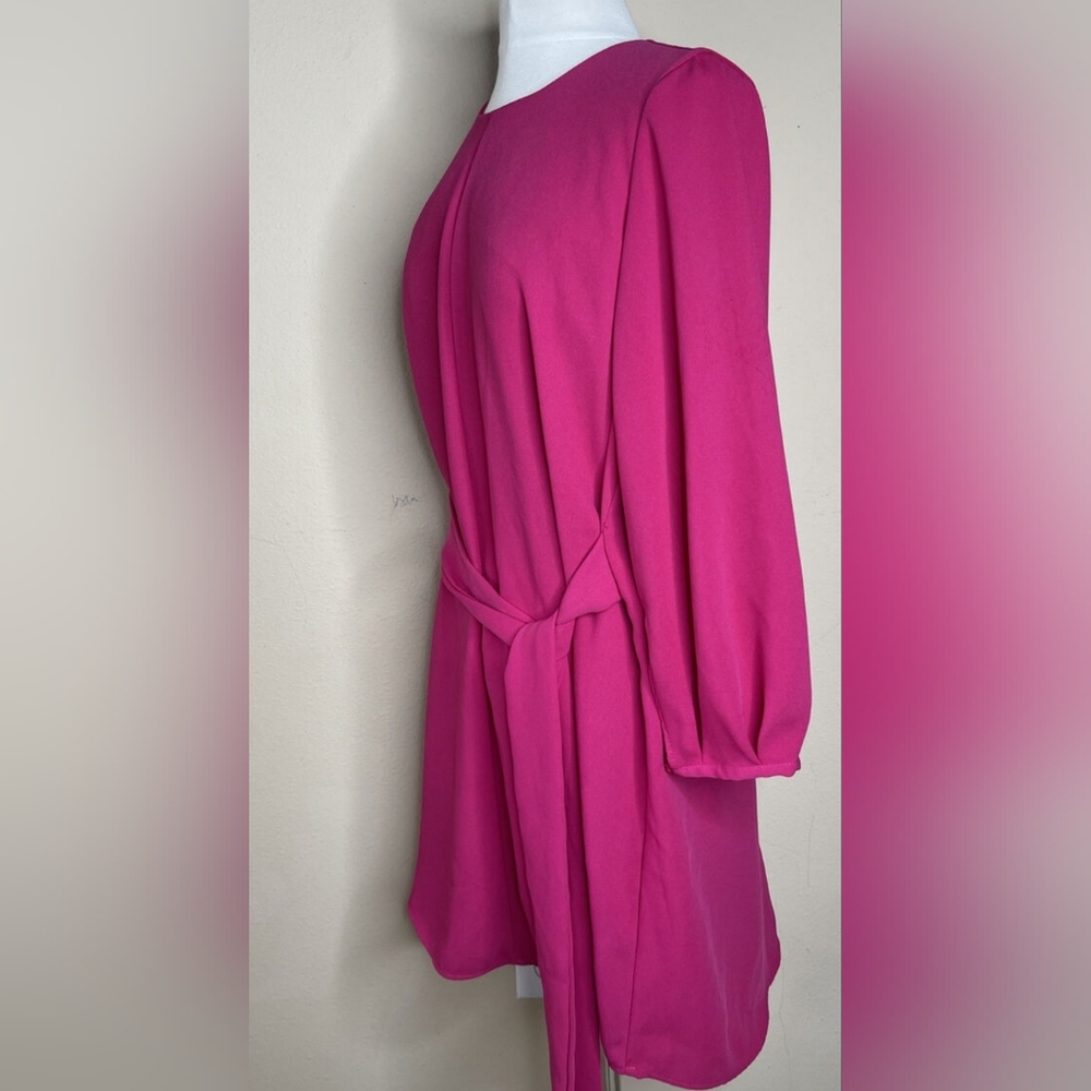 Zara Fuscia Berry Mini Shift Dress Size XS
